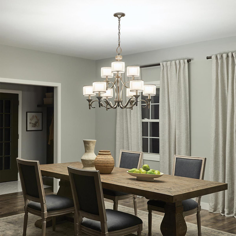Eisen 9-Light Shaded Chandelier