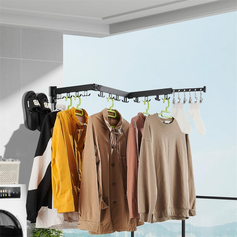 103.5cm Wall Mounted Clothes Rack