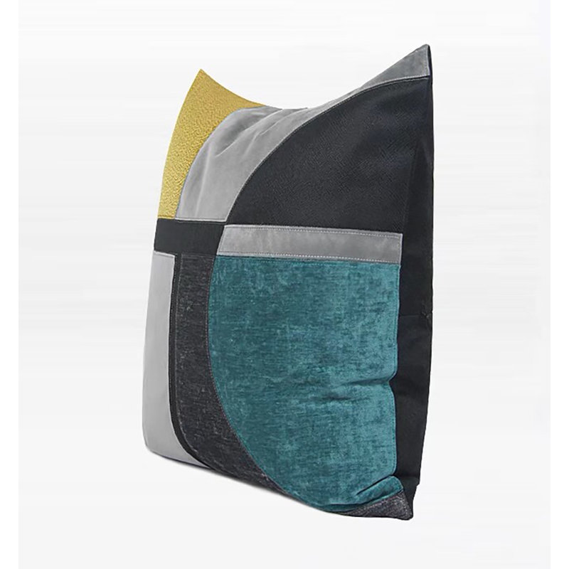 Kathi Abstract Square Throw Pillow Cover