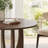 42" Cross Legs Soild Wood Round Dining Table-1750268037