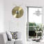 Electric Tabletop Clock in Stainless Steel