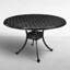 Cast Stone Cast Aluminum Dining Table-1263143780