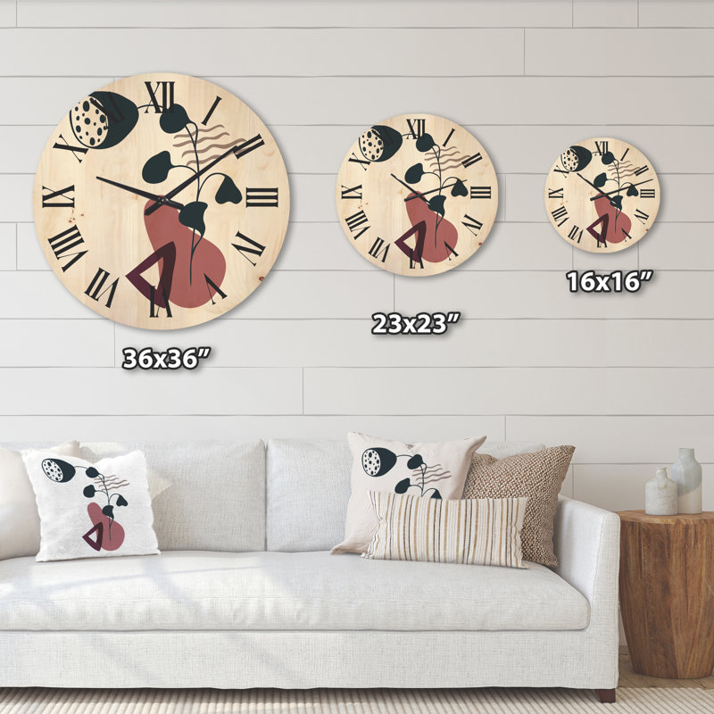 Horloge murale élémentaire, Très grand