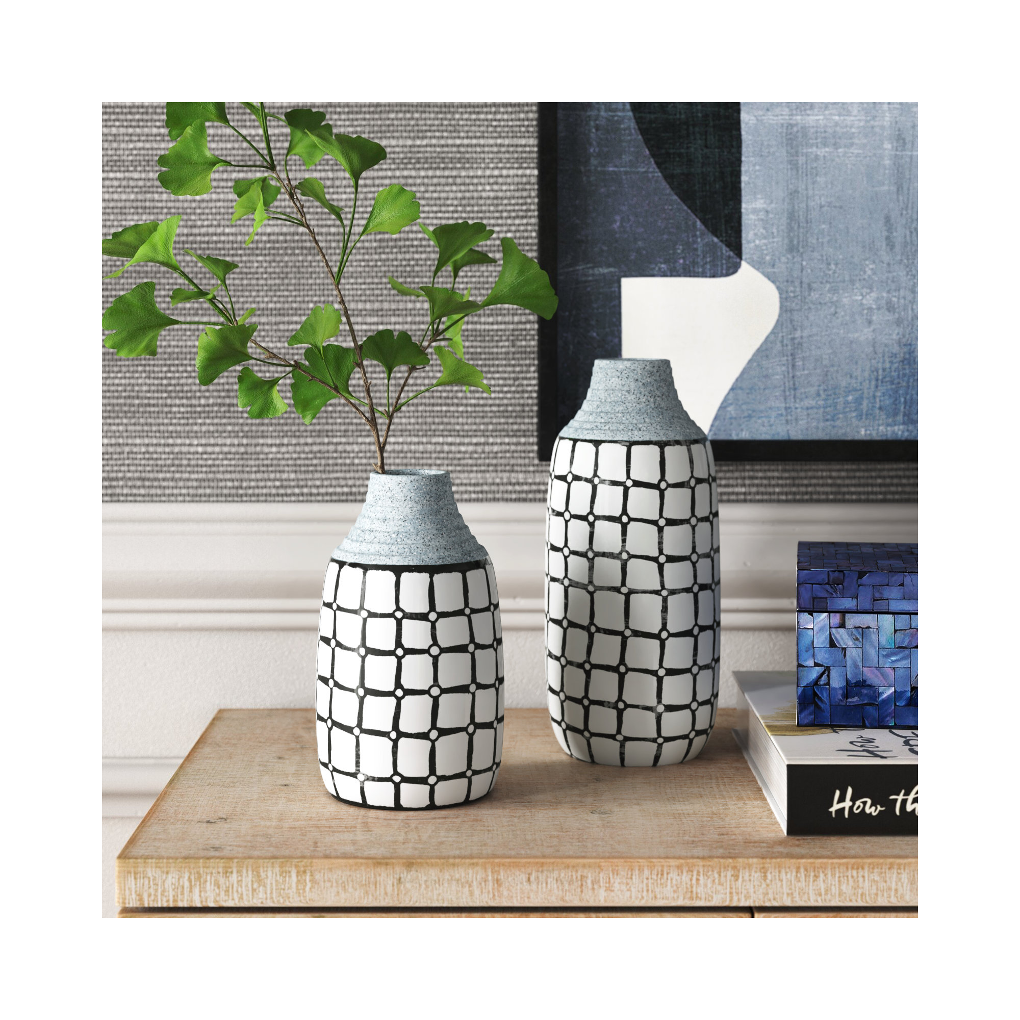 Dale 11.35'' Stoneware Table Vase
