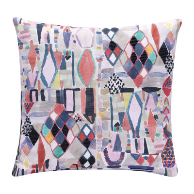 Abstract Textured Polyester Pillow Cover