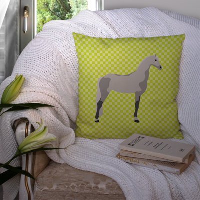Coussin extérieur en tissu à contrôle cheval