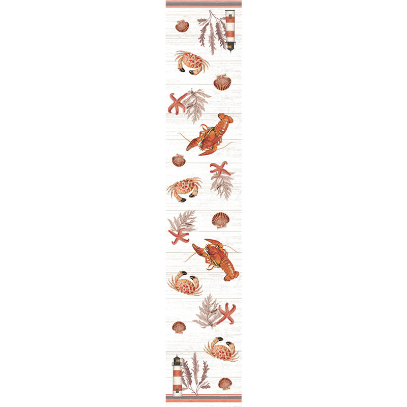Chemin de table fruits de mer, L 72 po x l 13 po