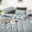 Solid Color Comforter Light Color 3 PCs Bedding Set Pure Color Bed Comforter Set-115665726-115665713