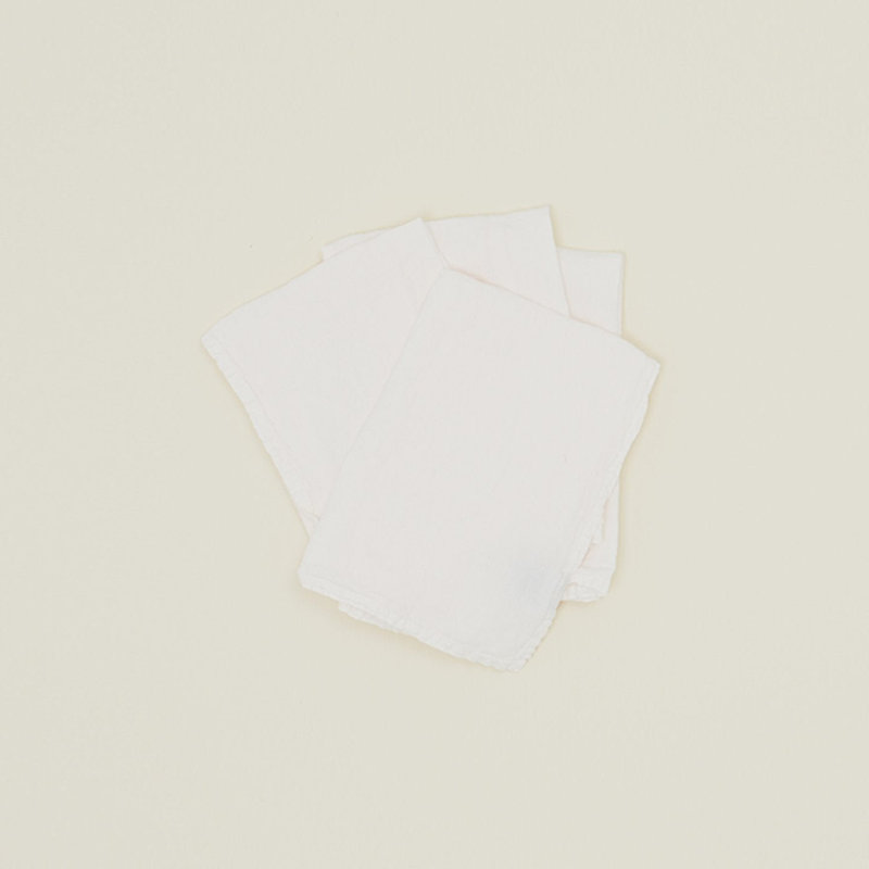 Simple Linen Napkin - Set Of 4, Petal