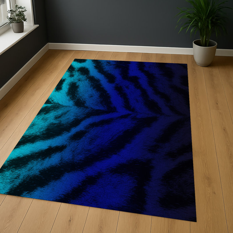Abstract Area Rug, Rectangle 140 x 200 cm