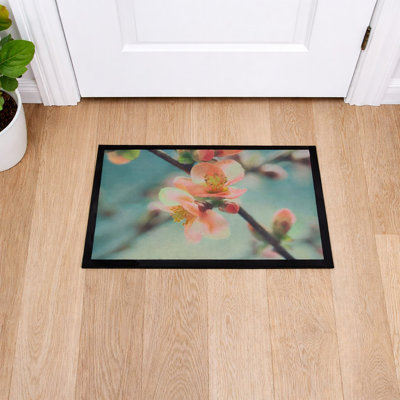 14701 Non-Slip Floral Doormat