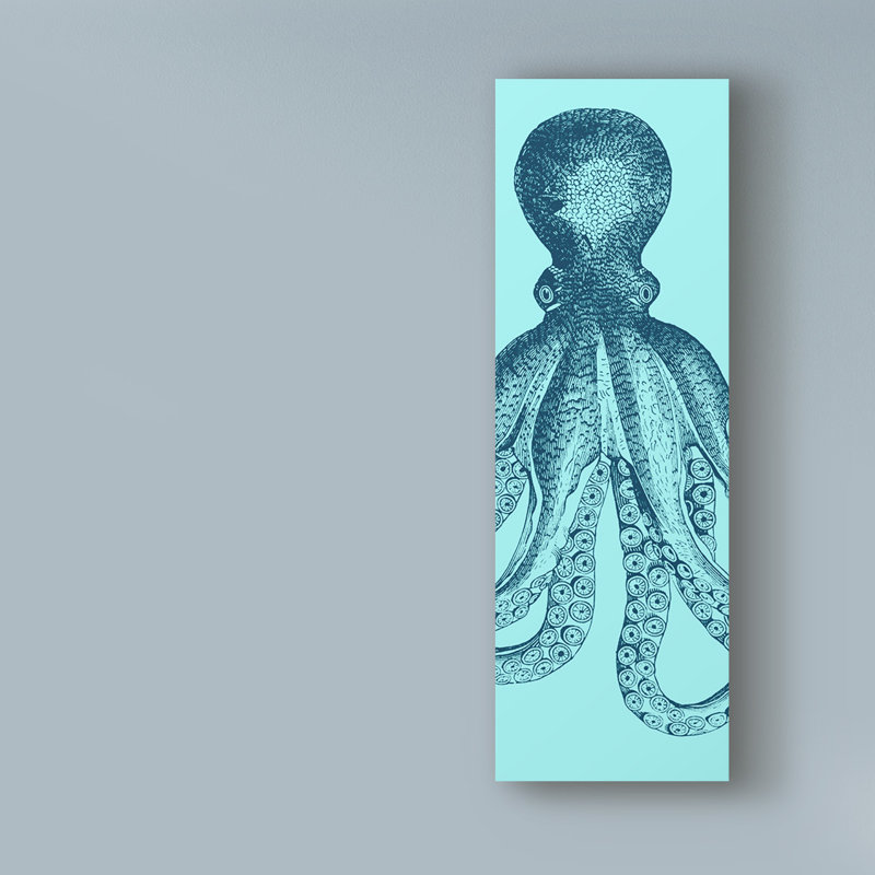 " Octopus Triptych II " by Vision Studio, 24" H x 8" W x 2" D