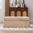 43.7" W Chenille Slipcovered Ottoman-1737487468