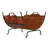 Abianna 9'' W Metal Log Rack
