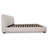 Gonzales King Storage Bed Speckled Light Grey-15089401-15089403