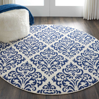Damask Area Rug