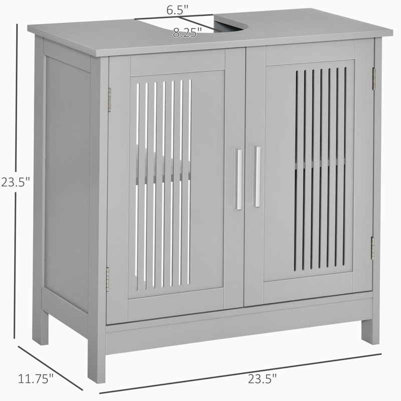 Base de meuble-lavabo simple 23,50 po seulement, Gris