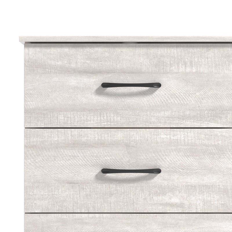 Commode 6 tiroirs Arkia, Chêne gris cendré