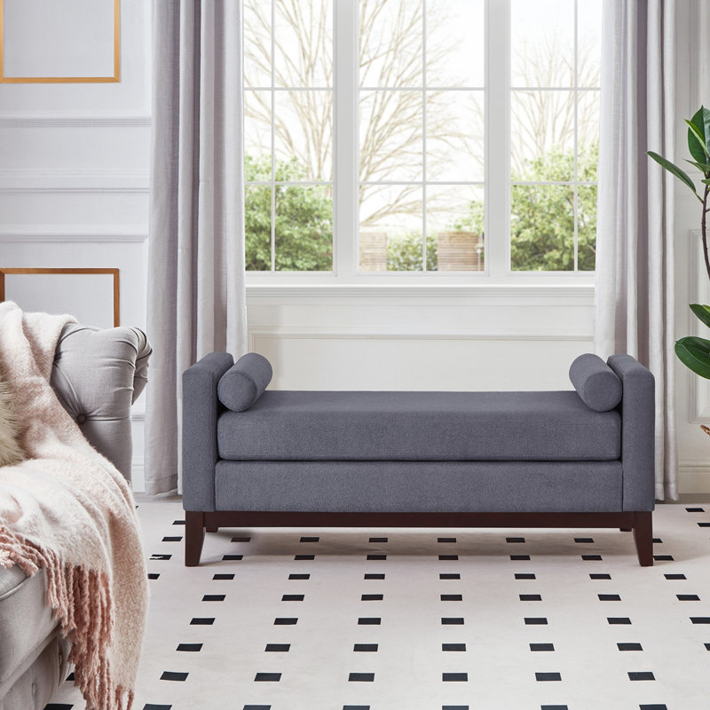 Banc style campagne moderne, Dark Gray
