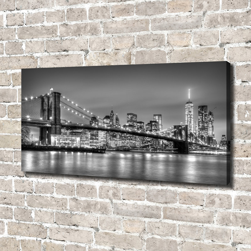 Brooklyn Bridge - Wrapped Canvas Print