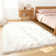 Plush Faux Sheepskin White Rug