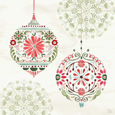 «Festive Season VII» par Dina June - impression sur toile tendue