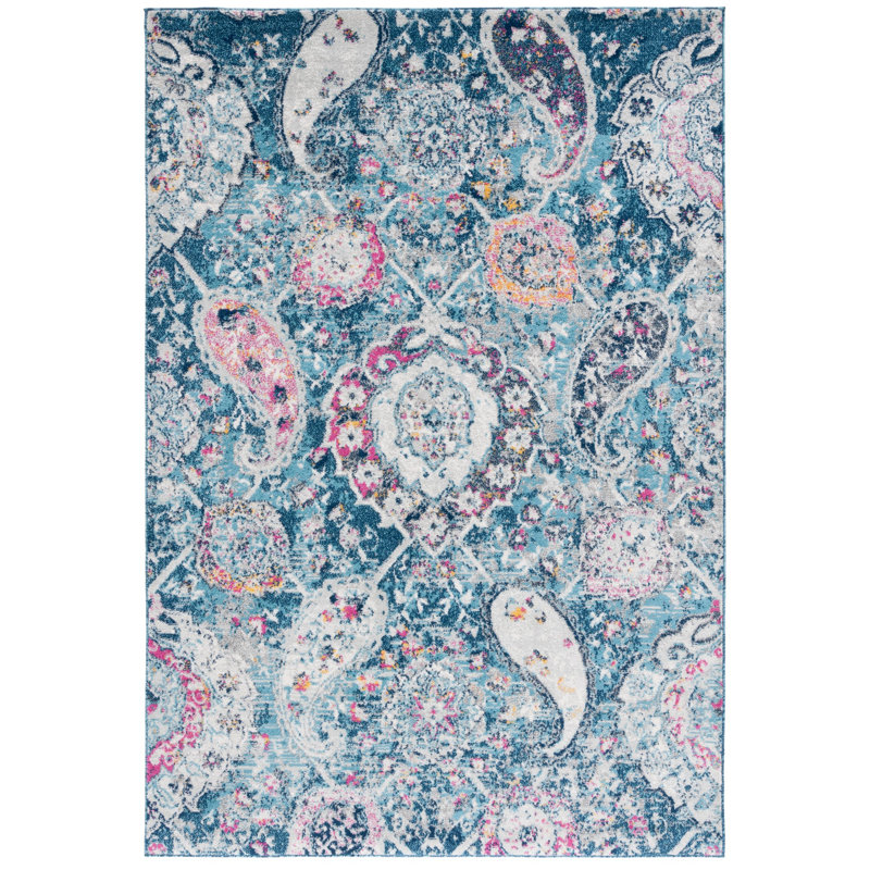 Madison Performance Paisley Rug, Rectangle 8' x 10'