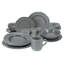 Arianne Grey, 20-Piece Dinnerware Combination Set