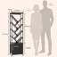 127.2cm H x 37.5cm W Bookcase