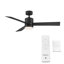 Ventilateur de plafond intelligent d'intérieur / extérieur à 3 pales Axis avec télécommande et ensemble d'éclairage à DEL inclus-50617992-50617995-118433078