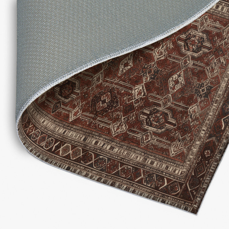 Tapis d'intérieur et d'extérieur brun Persian, Rectangulaire 2 pi x 3 pi