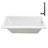 60'' x 32'' Acrylic Soaking Drop-In Bathtub, Drain Included-97545238