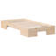 Floor Bed Frame With Storage Solid Pine Wood-804585987-804586012