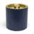 Bleu marine / laiton mat