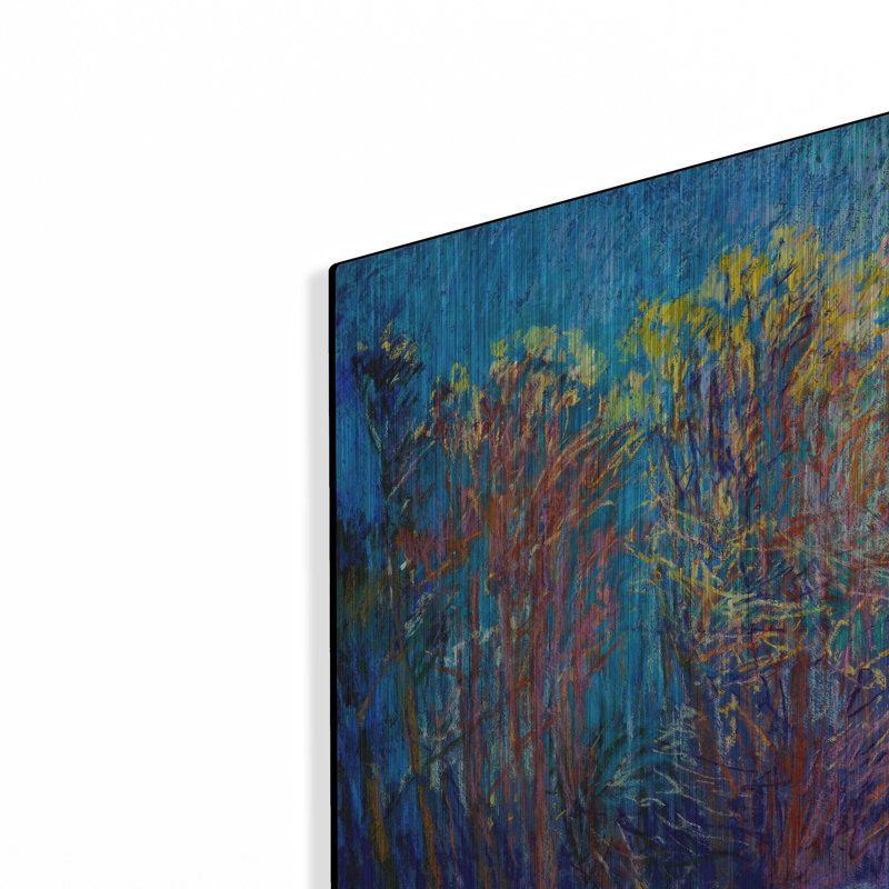 «Sparkling Woods» par Dorothy Fagan, art mural en métal, H 12 po x l 16 po