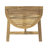 Outdoor Half-Round Folding Acacia Wood Bistro Table