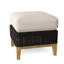 Frances Outdoor Teak Ottoman-50123527-50123505