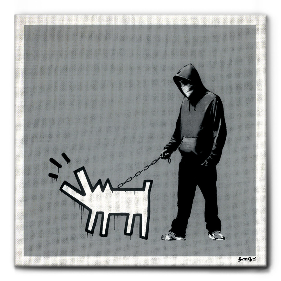 Leinwandbild Choose Your Grey Weapon von Banksy