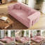 Canapé-lit rembourré 78,8 po en velours côtelé avec accoudoirs et coussin-364093999