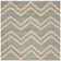 Sanyla Hand Tufted Wool/Cotton/Latex Chevron Rug in Gray/Beige