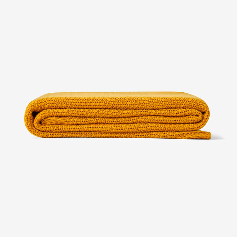 Strattenburg Throw Blanket, Mustard