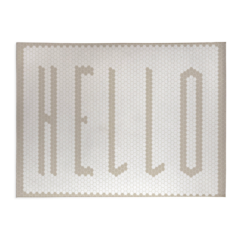 Tapis de bureau Penny, L 72 po x P 48 po, Ivoire ivoire