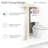 Fantome H Concealed Toilet Tank Carrier System for Top Flush