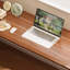 Bureau noyer + bois massif en forme de L noir + fer + bureau en acrylique-1190177337-1190177339