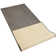 Machine Washable Rug Grey Colour Trellis Border Slip Resistant Carpet