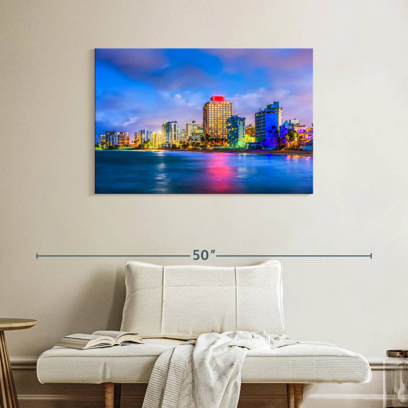 Lumières colorées Ravi San Juan, H 26 po x l 39 po