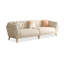 Coussin modulaire beige en polyester-901527728