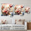 «Red Magnolia Symphony», art mural en acrylique Magnolias-1584885685