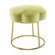 Bonview Flower Upholstered Velvet Metal Accent Stool