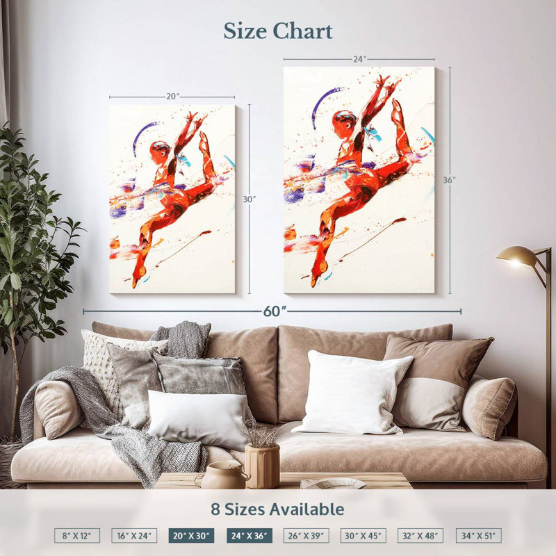 Sirci Gymnast II, H 36 po x l 24 po